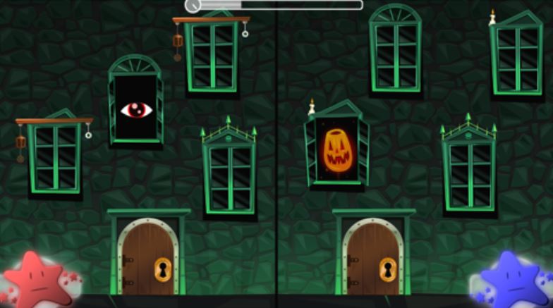 Swifty Wall: game Haunted House for 1 to 2 simultaneous players