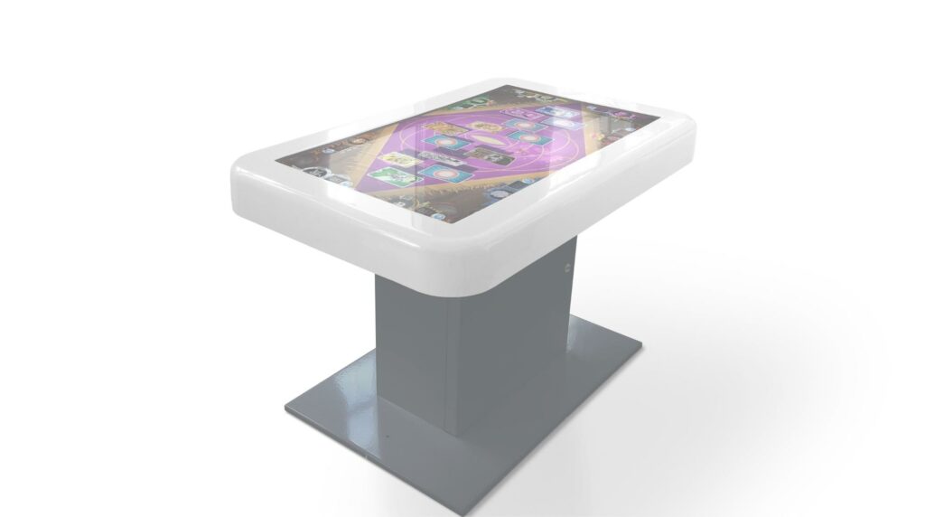 Swifty Games by Dreamtronic - table tactile digitale blanche pour restaurants et enseignes accueillant du public - augmentez votre taux de fréquentation et votre CA